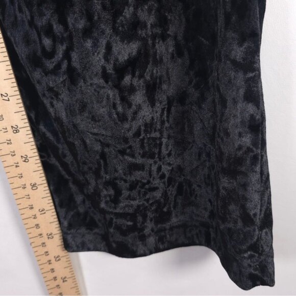 NWT Fabletics Go-To Crushed Velour Velvet Wide Leg Elastic Pull on Pants Tall LG - Picture 12 of 16